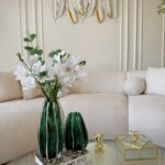 Set of  green vases