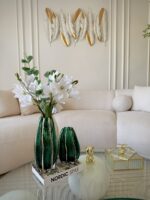 Set of  green vases